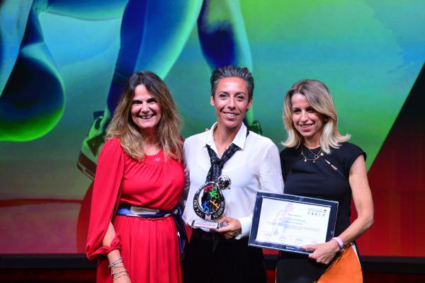 5 Francesca Schiavone With Lucia Blini And Paola Castellacci Fair Play Menarini International Award